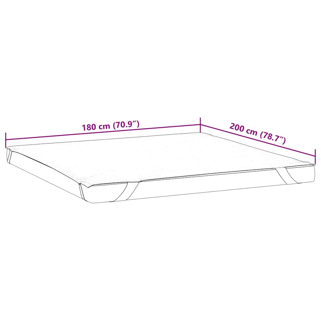 Protège-matelas blanc 180x200 cm imperméable - XIOS
