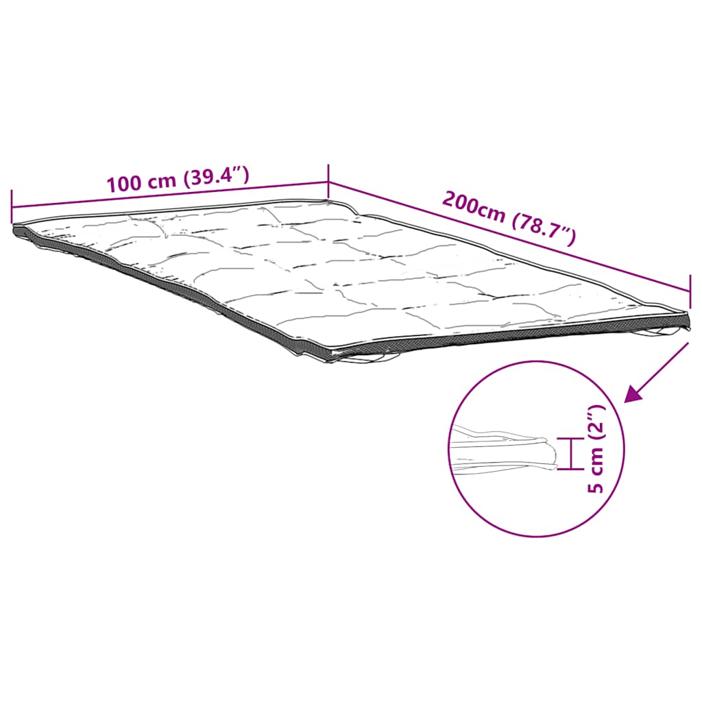 Protège-matelas blanc 100x200 cm - XIOS
