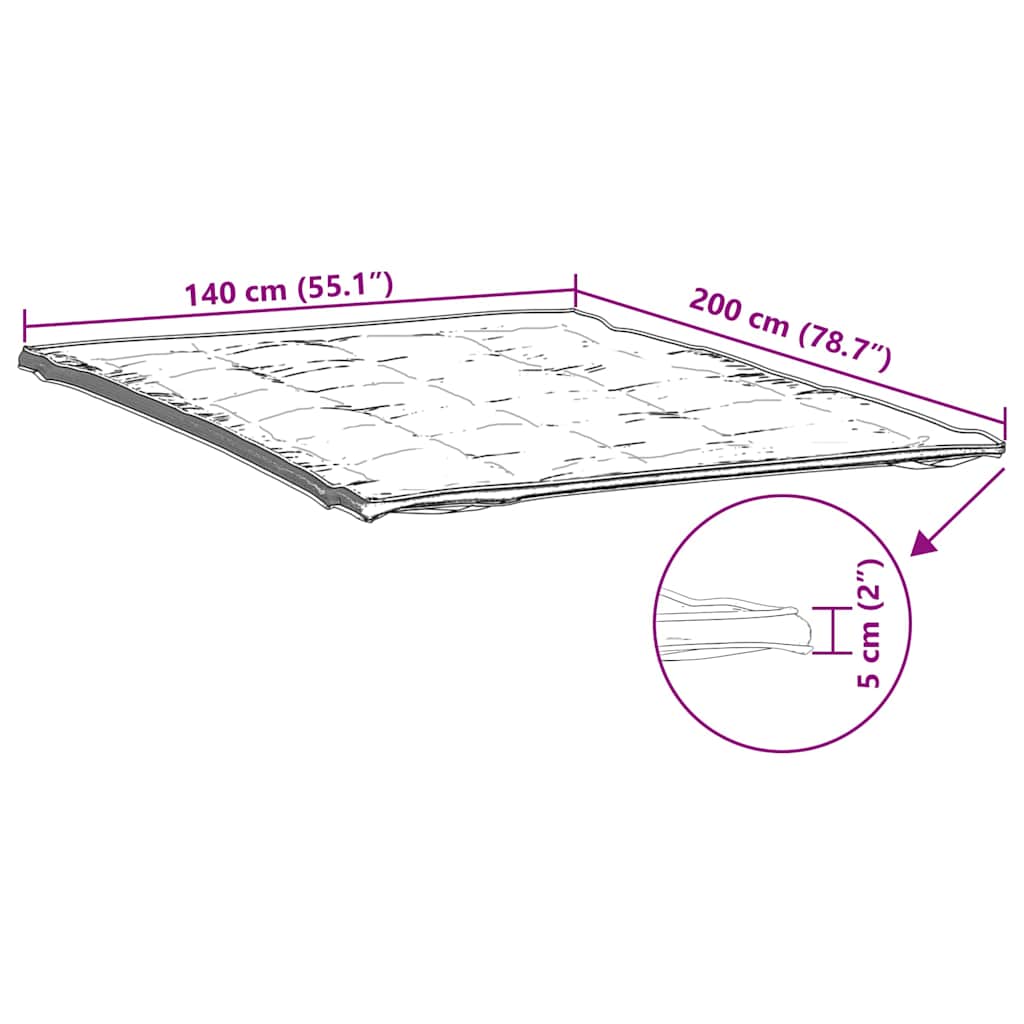 Protège-matelas blanc 140x200 cm - XIOS