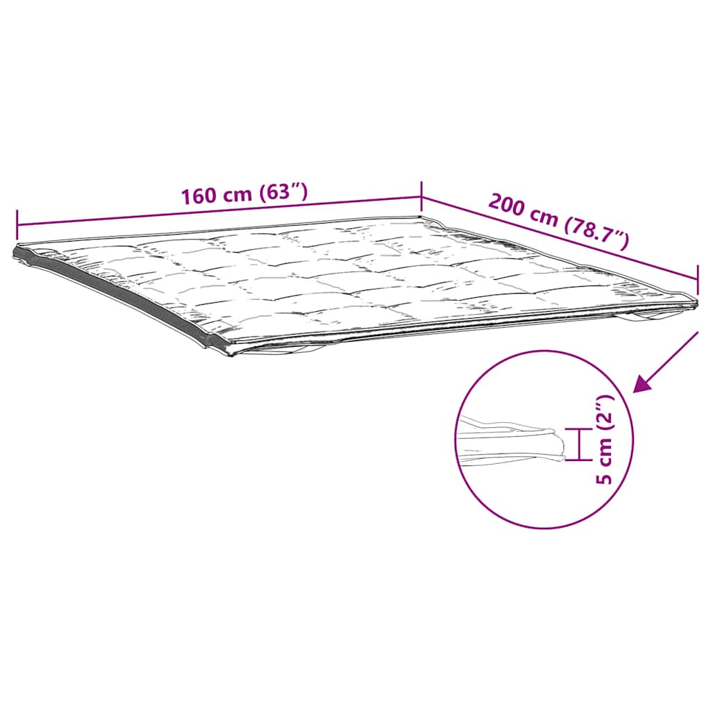 Protège-matelas blanc 160x200 cm - XIOS