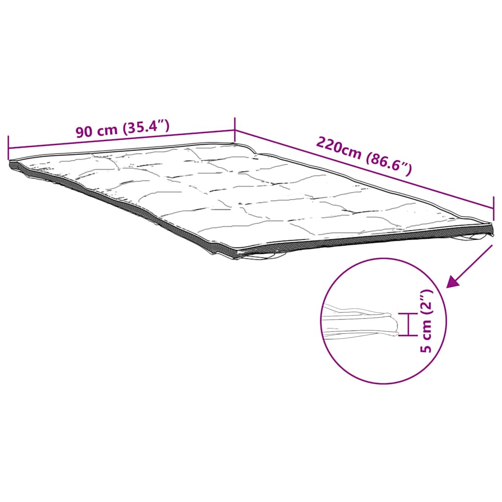 Protège-matelas blanc 90x220 cm - XIOS