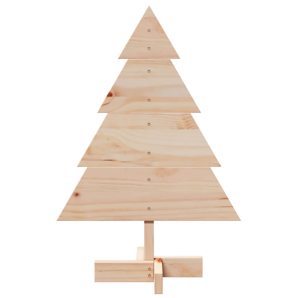 Arbre de Noël en bois pour décoration 70 cm bois massif - XIOS