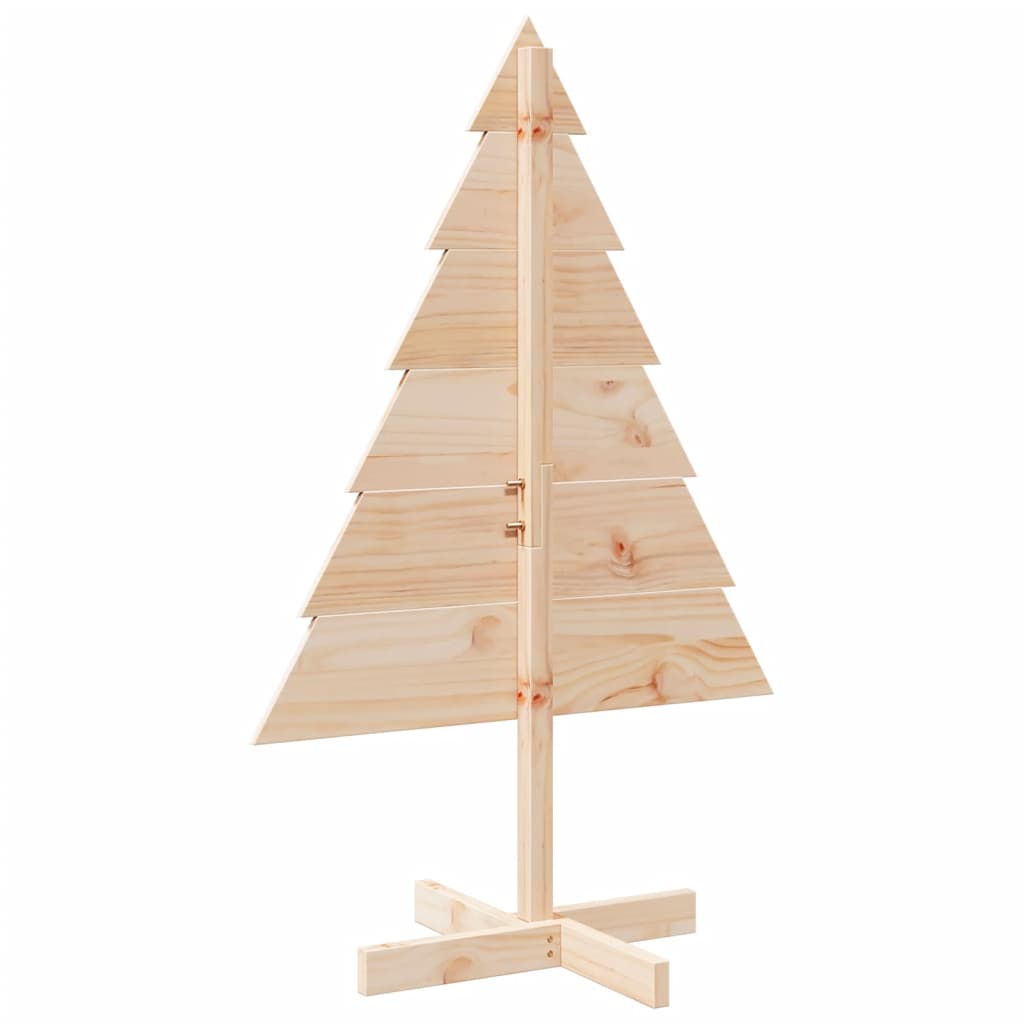 Arbre de Noël en bois pour décoration 110 cm bois massif - XIOS
