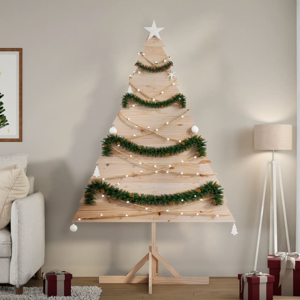Arbre de Noël en bois pour décoration 180 cm bois massif - XIOS