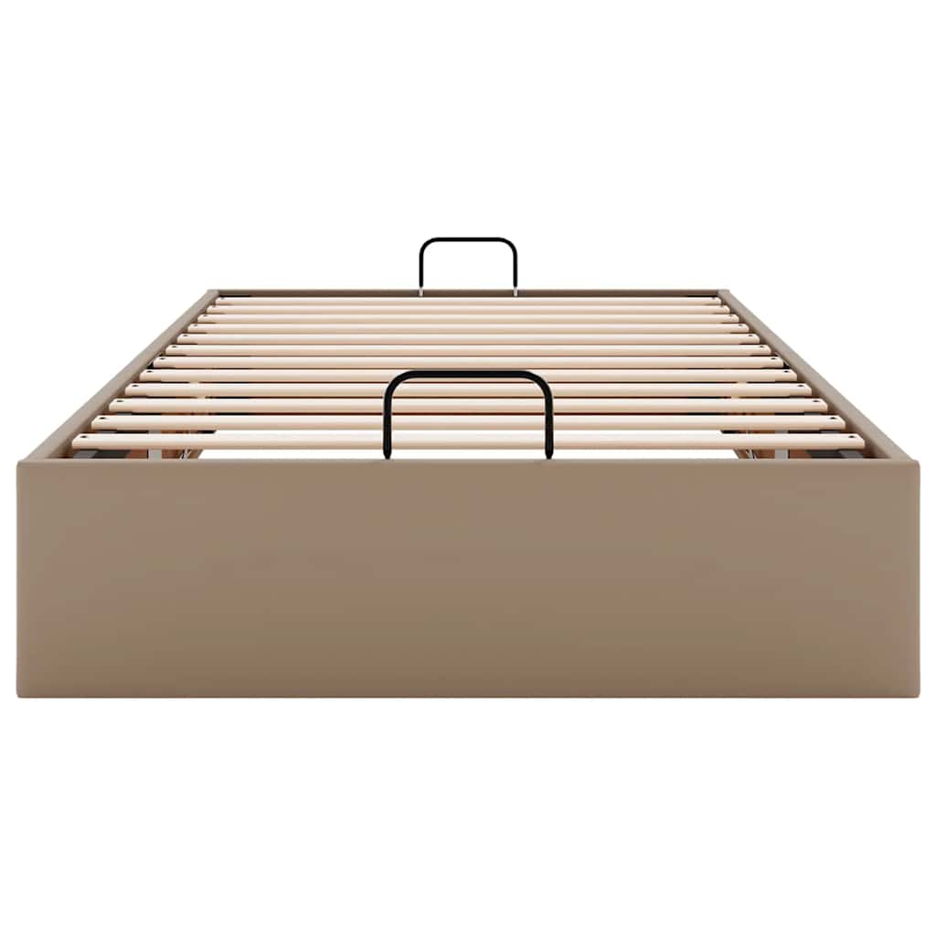 Cadre de lit ottoman sans matelas cappuccino 90x190 cm - XIOS