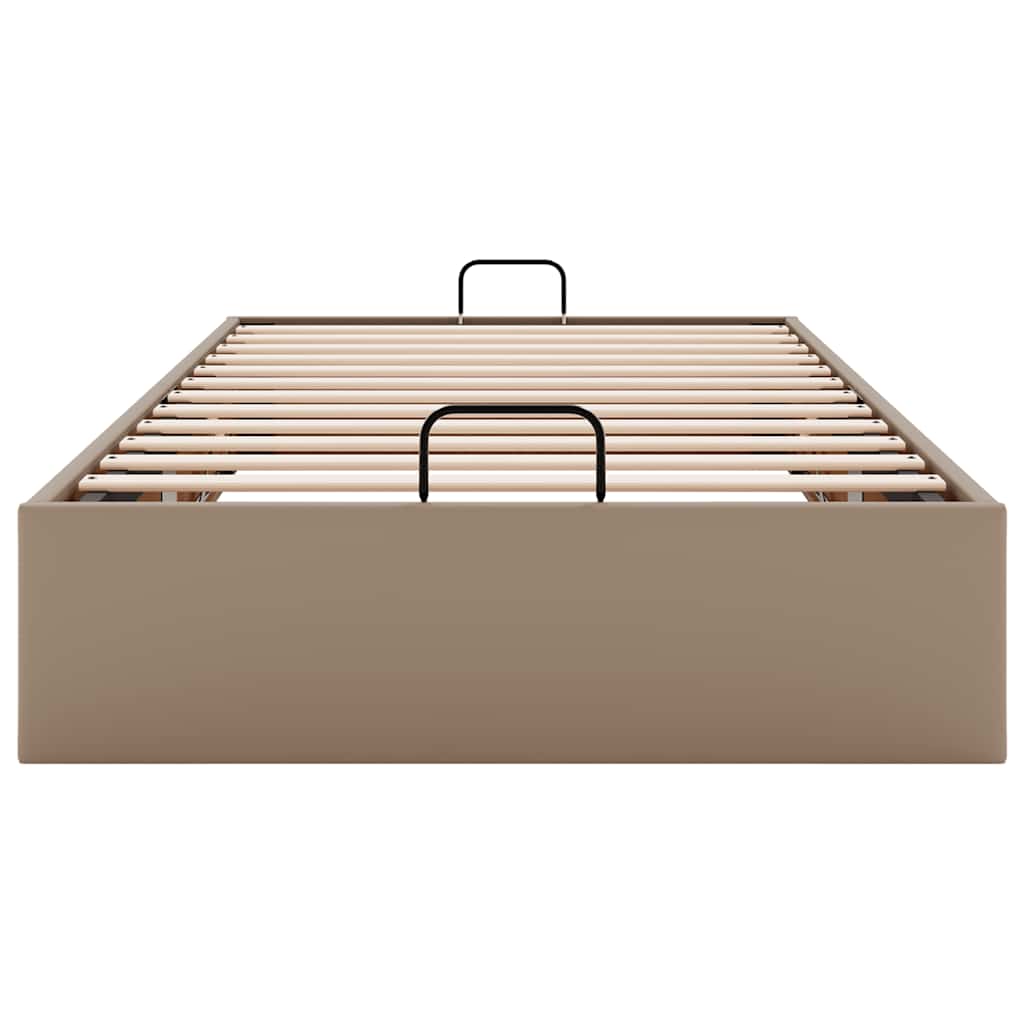 Cadre de lit ottoman sans matelas cappuccino 90x200 cm - XIOS