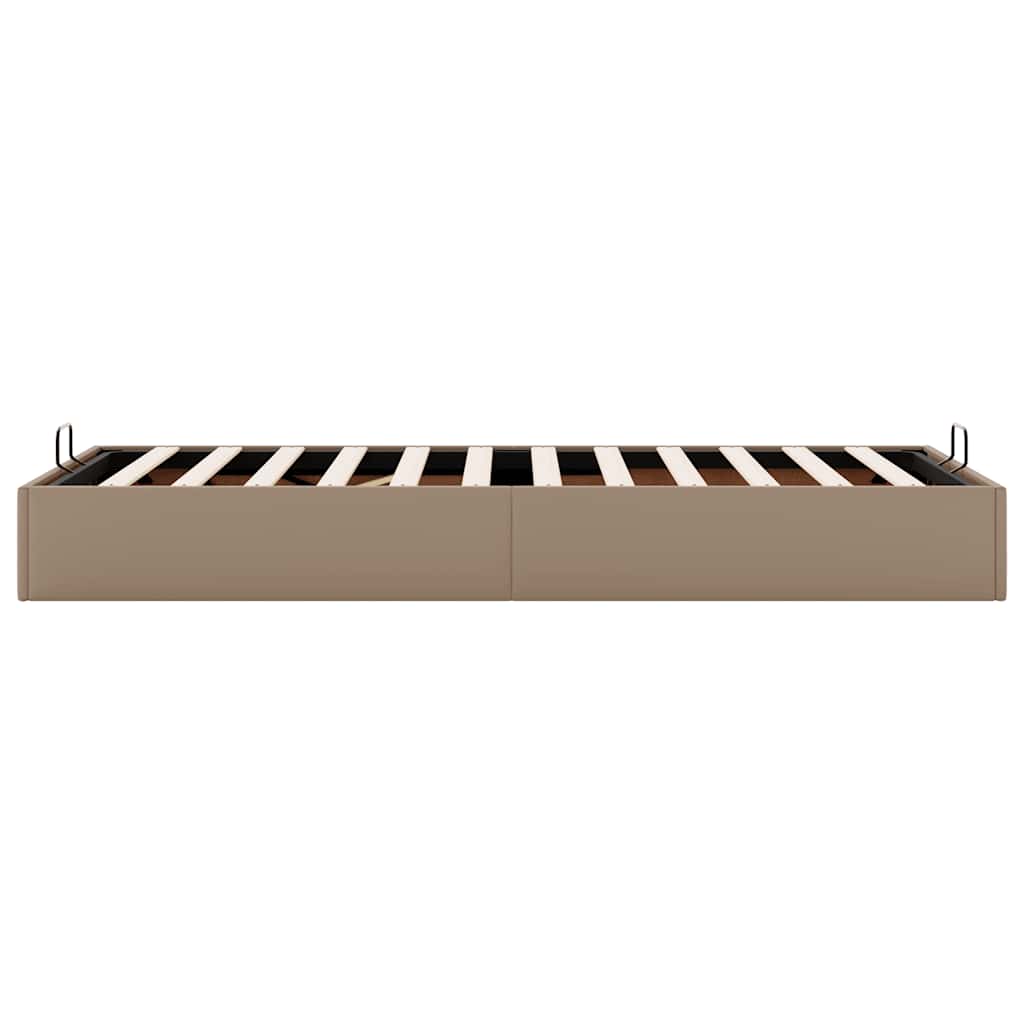 Cadre de lit ottoman sans matelas cappuccino 90x200 cm - XIOS
