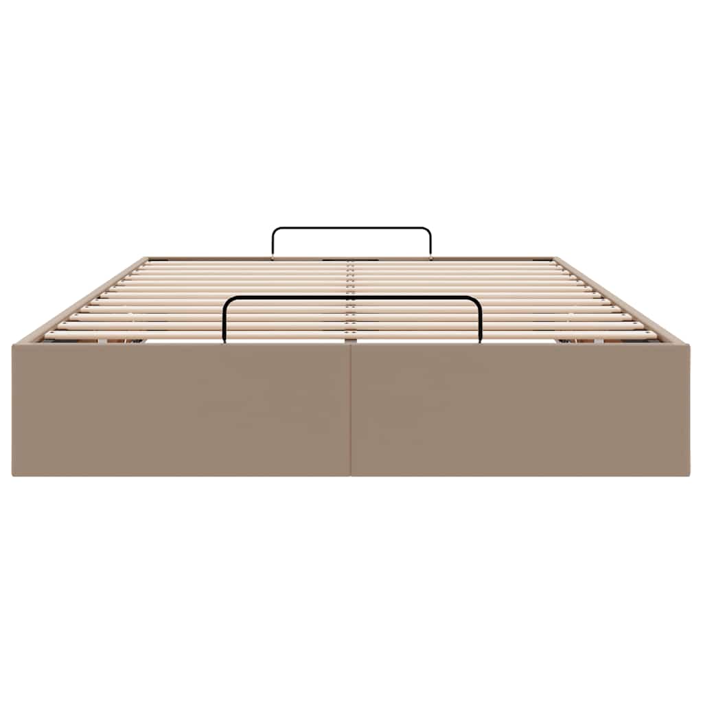 Cadre de lit ottoman sans matelas cappuccino 120x190 cm - XIOS