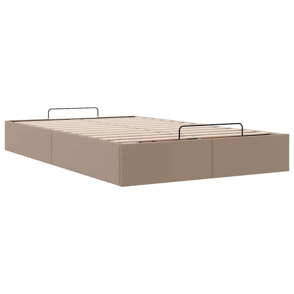 Cadre de lit ottoman sans matelas cappuccino 120x200 cm - XIOS