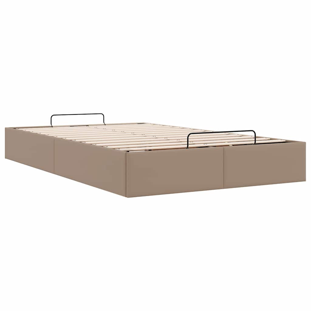 Cadre de lit ottoman sans matelas cappuccino 120x200 cm - XIOS