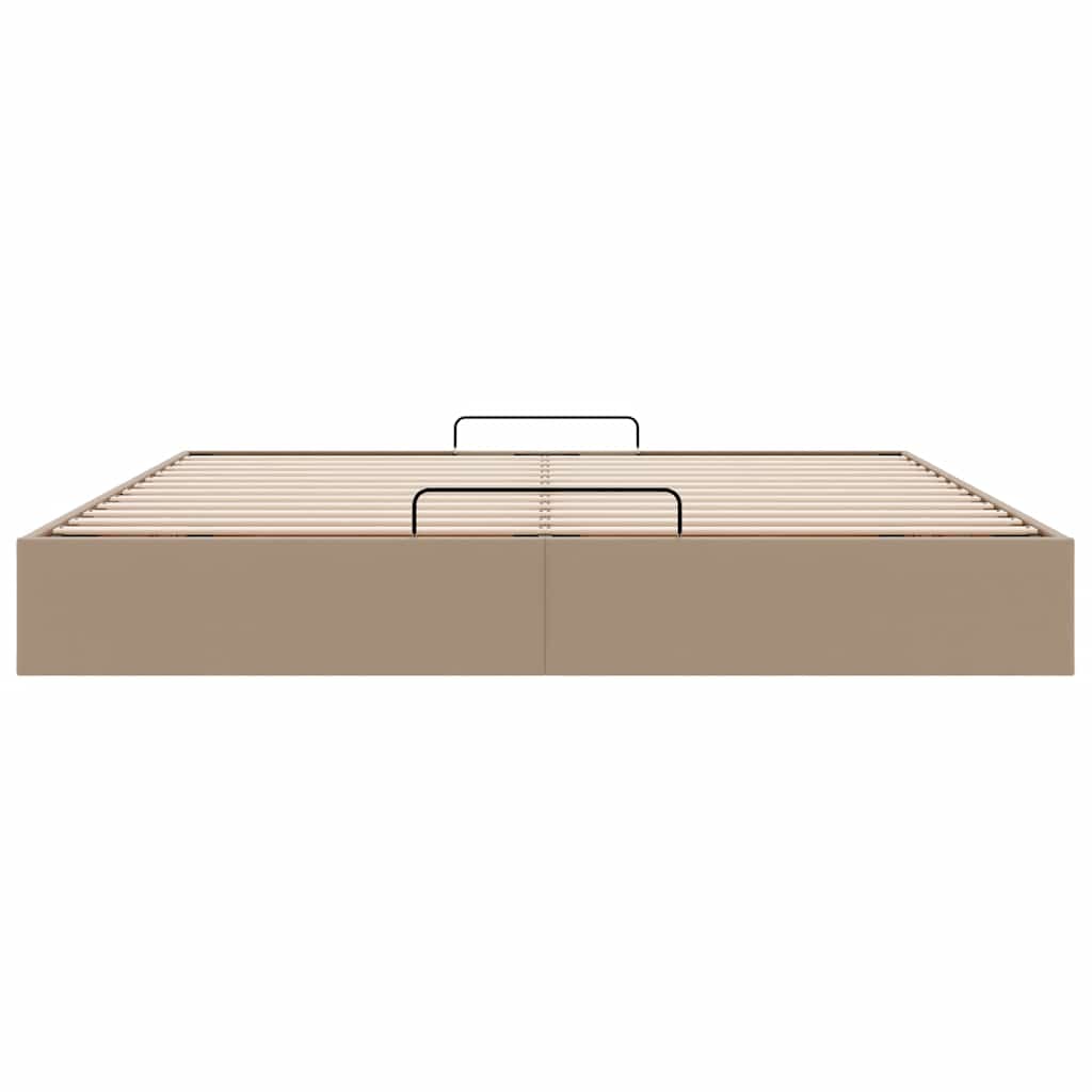 Cadre de lit ottoman sans matelas cappuccino 180x200 cm - XIOS