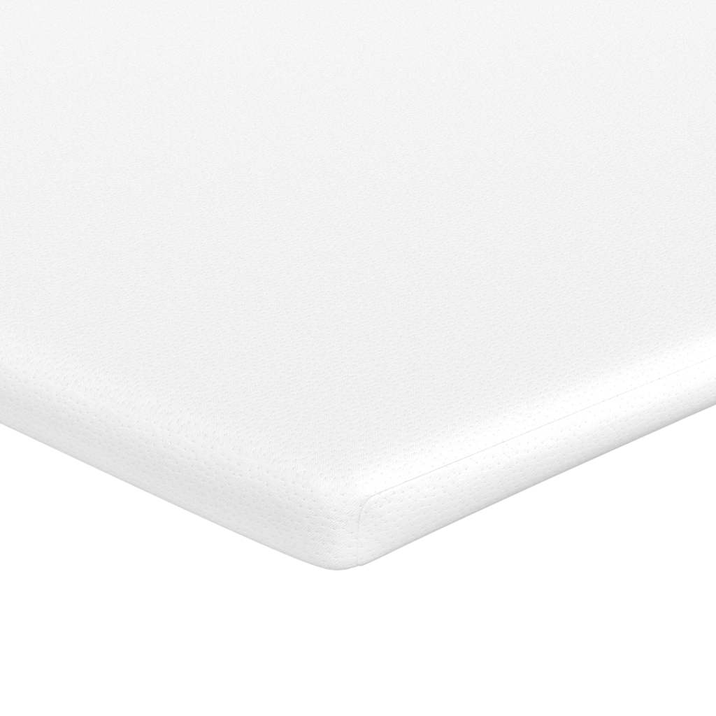 Cadre de lit ottoman avec matelas gris 140x190 cm similicuir