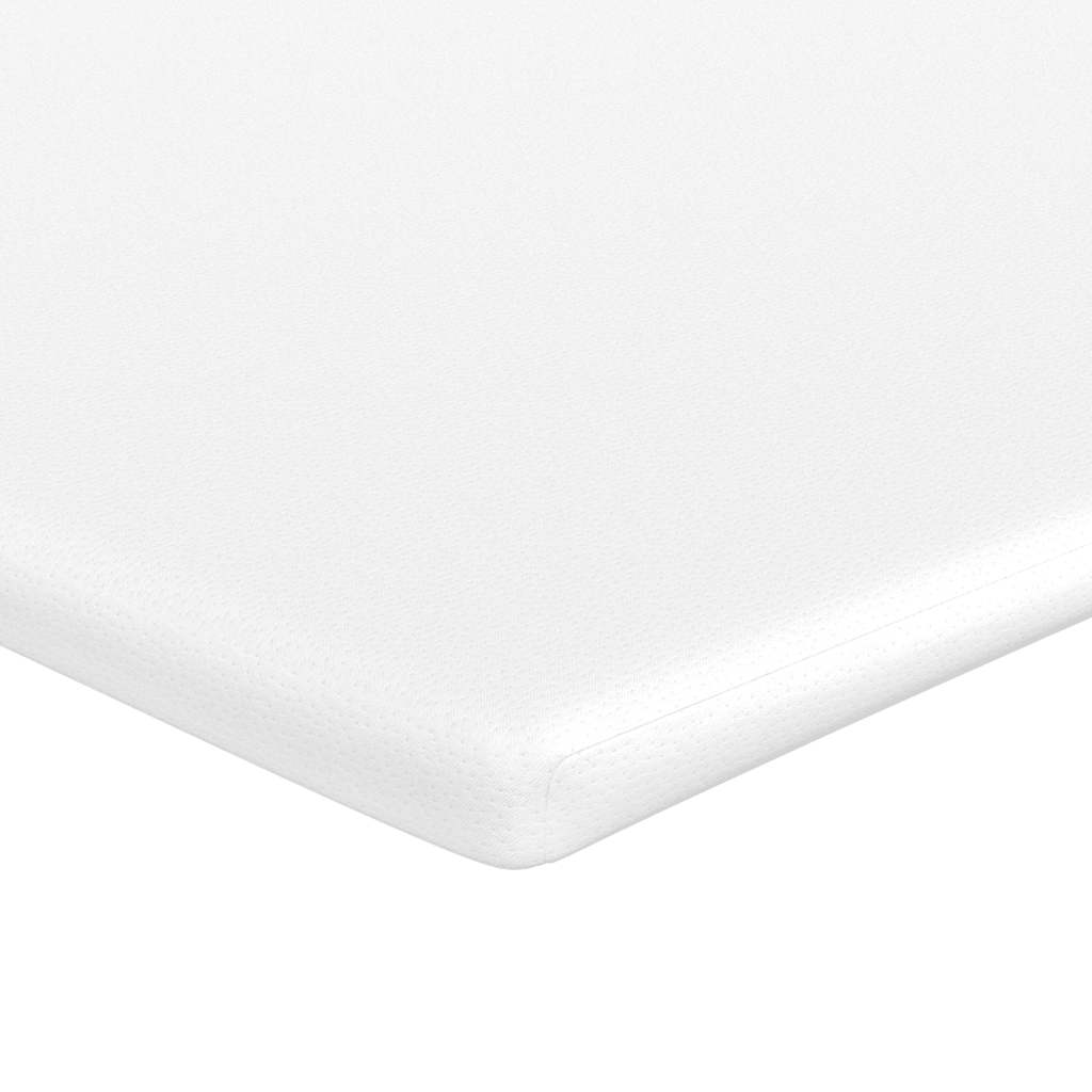 Cadre de lit ottoman avec matelas noir 80x200 cm tissu