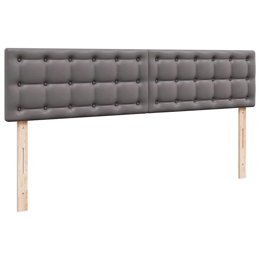 Lit ottoman avec matelas & LED Gris 180x200cm similicuir - XIOS