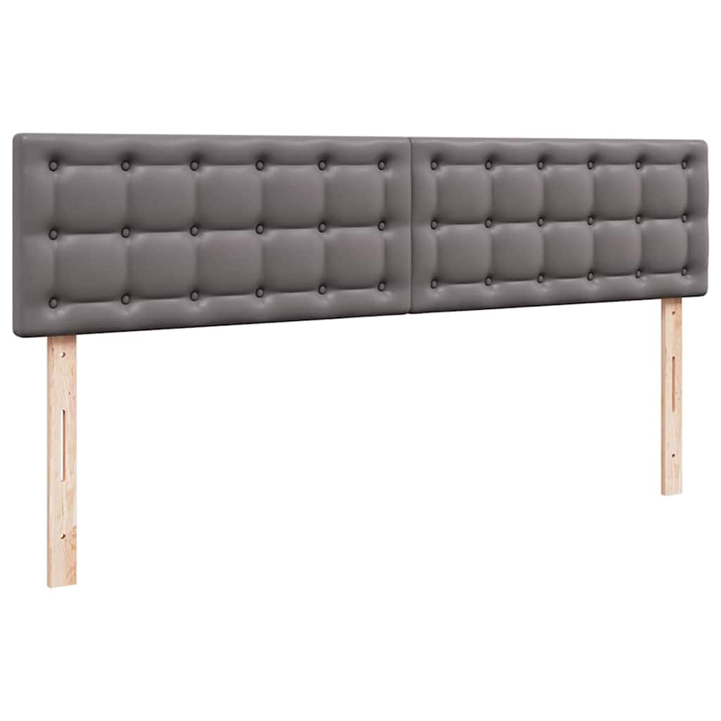 Lit ottoman avec matelas & LED Gris 180x200cm similicuir - XIOS