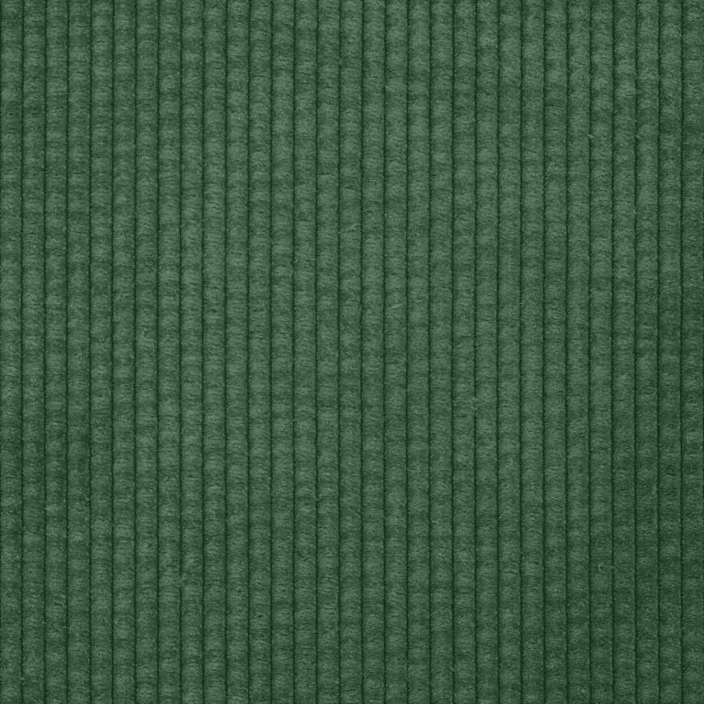 Canapé-chaise accoudoirs vert foncé 54 cm tissu velours côtelé - XIOS