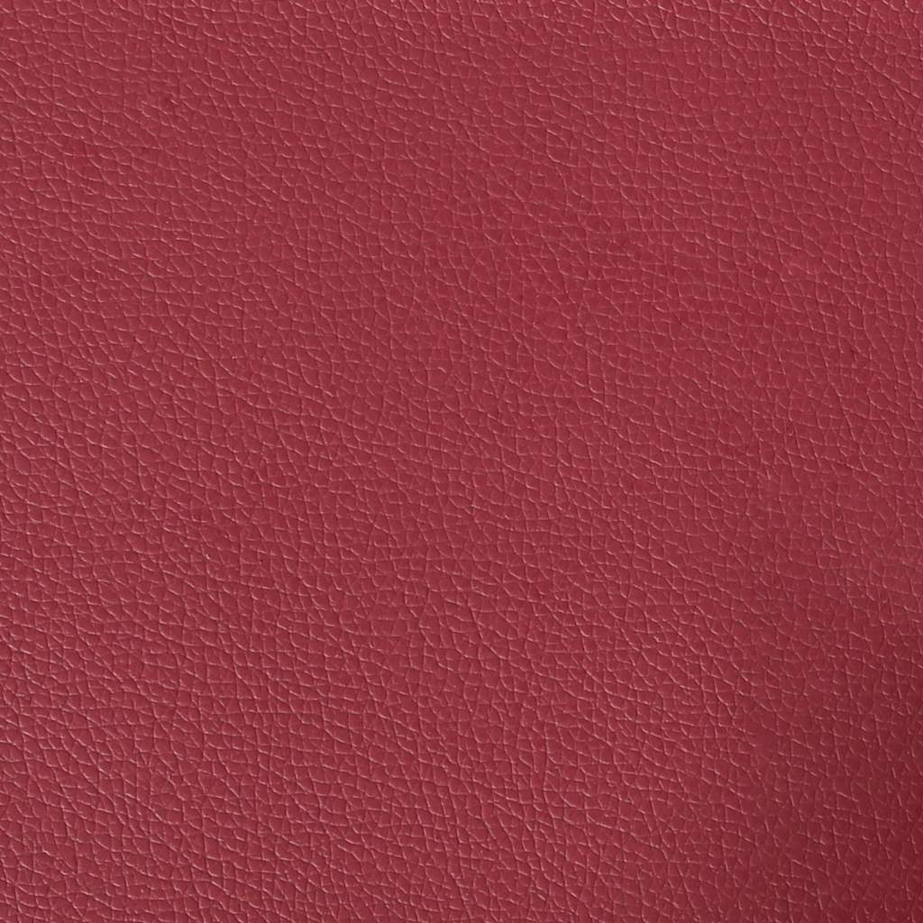 Chaise de canapé et accoudoirs rouge bordeaux 54 cm similicuir - XIOS
