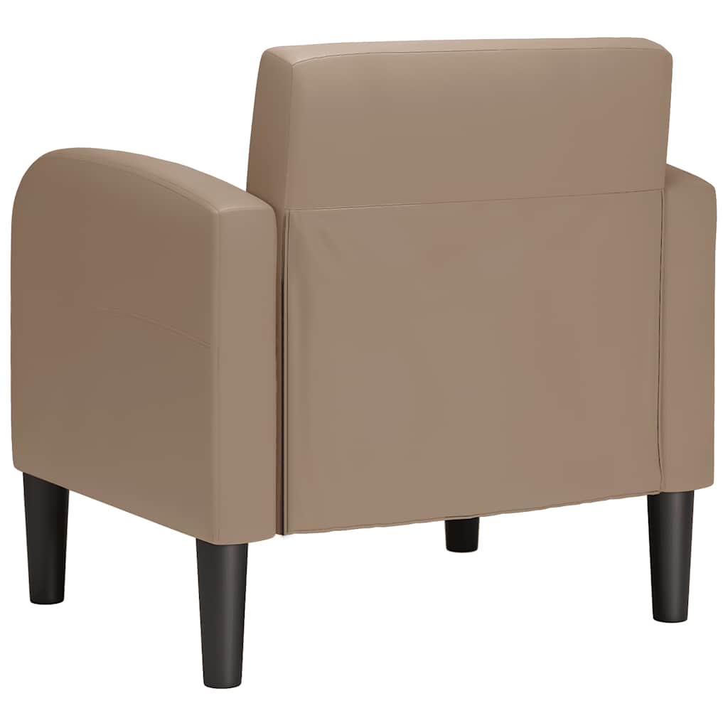 Chaise de canapé avec accoudoirs cappuccino noir 54 cm - XIOS