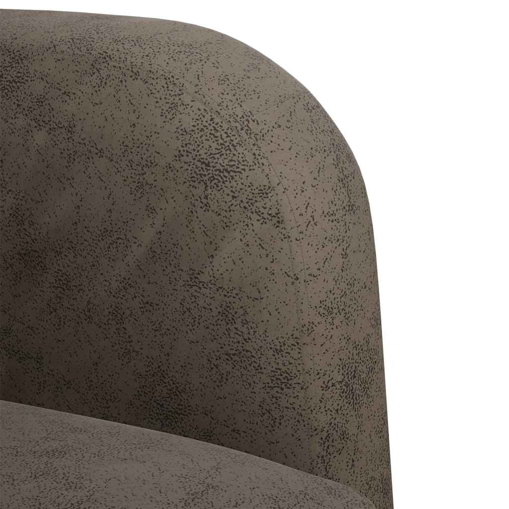 Chaise de canapé avec accoudoirs gris foncé 54 cm similicuir - XIOS