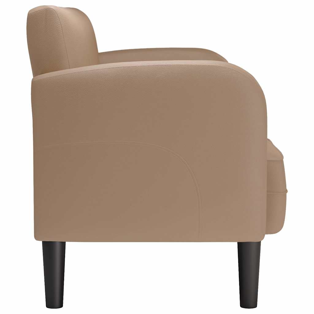 Canapé causeuse cappuccino 110 cm similicuir - XIOS
