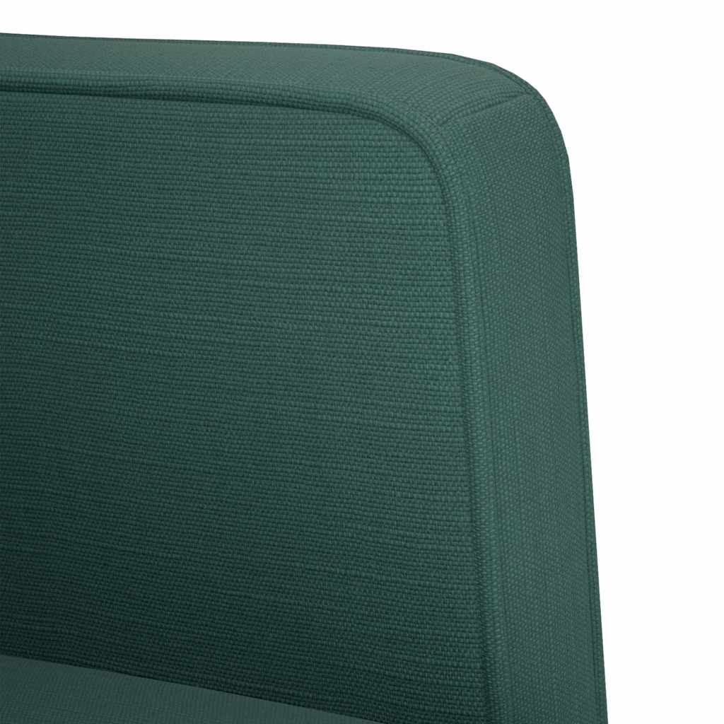 Fauteuil canapé avec accoudoirs tissu vert foncé 53 cm - XIOS