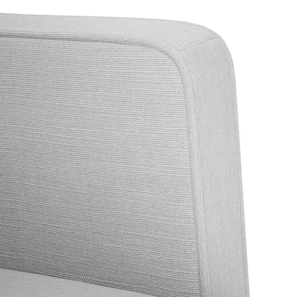 Canapé deux places gris nuage 111 cm en tissu - XIOS