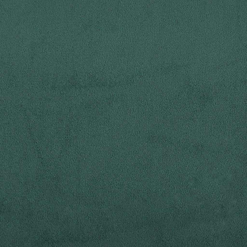 Canapé causeuse vert foncé 109 cm velours - XIOS