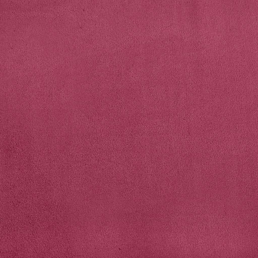 Canapé causeuse rouge bordeaux 109 cm velours - XIOS