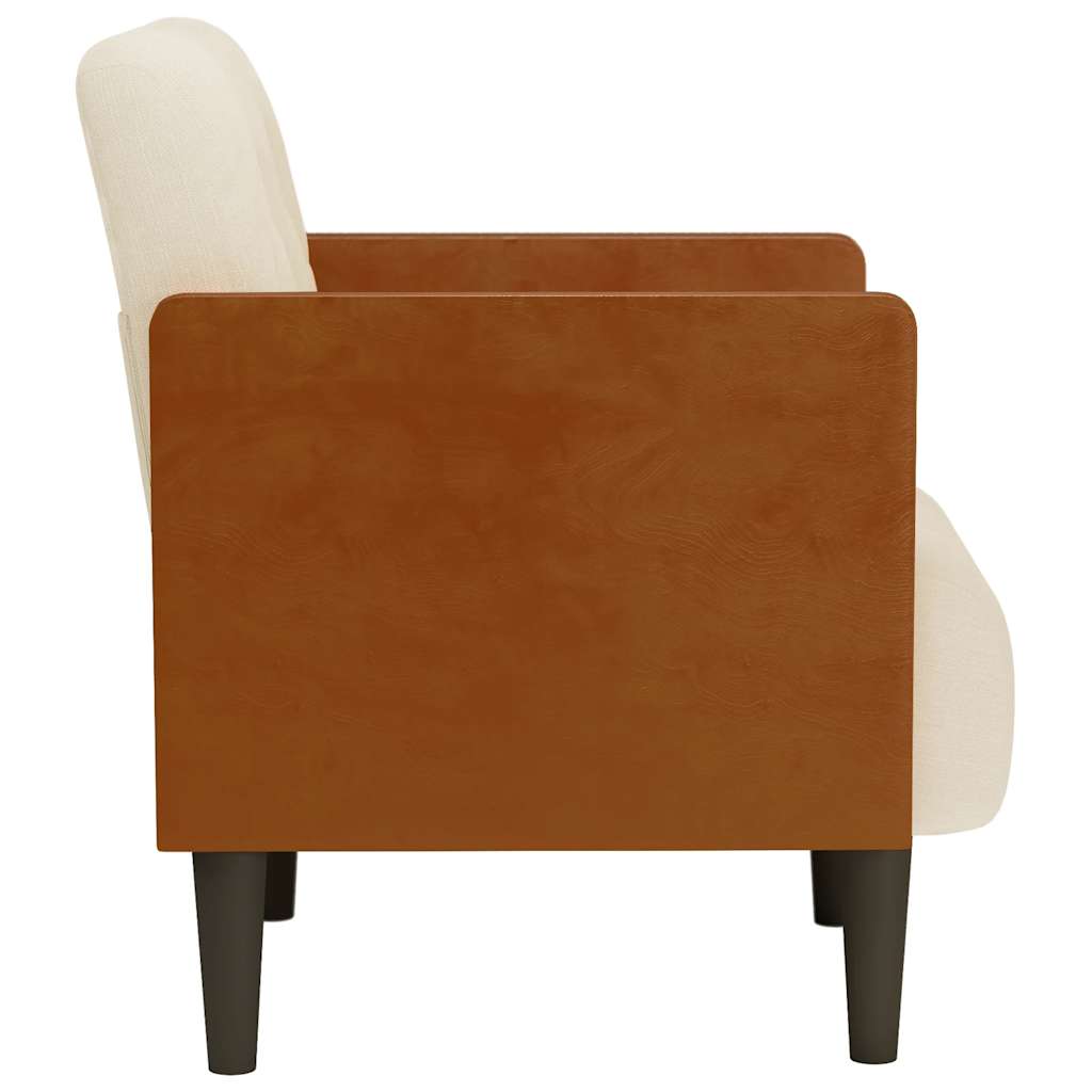Fauteuil canapé avec accoudoirs 55 cm en lin - XIOS