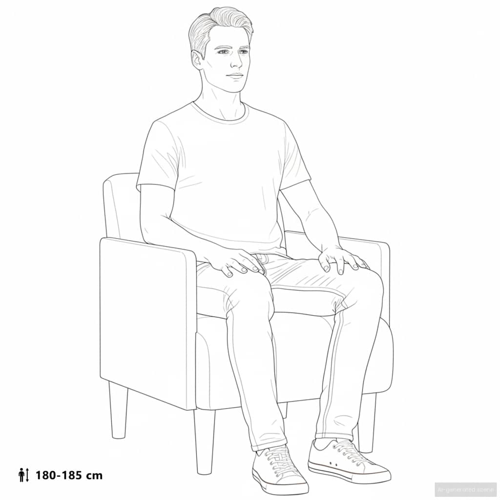 Canapé deux places avec coussins cylindriques 110 cm en lin - XIOS