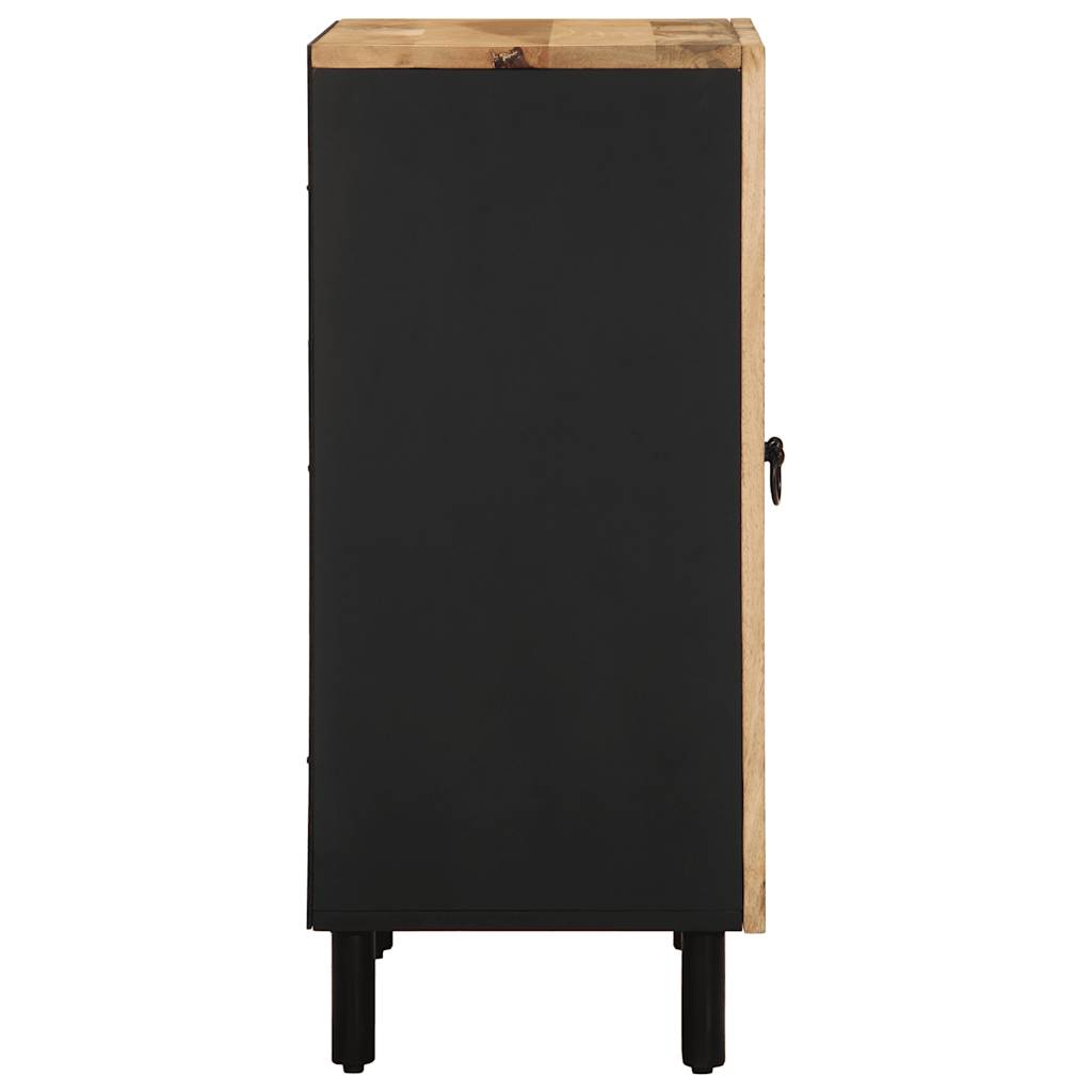 Buffet 60x33,5x75 cm bois de manguier brut massif