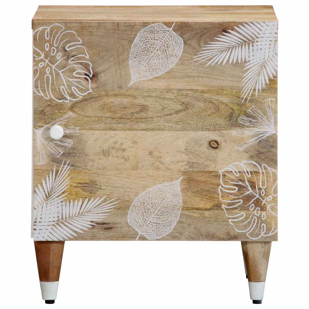Tables de chevet 2 pcs 40x33,5x46 cm Bois de manguier solide - XIOS