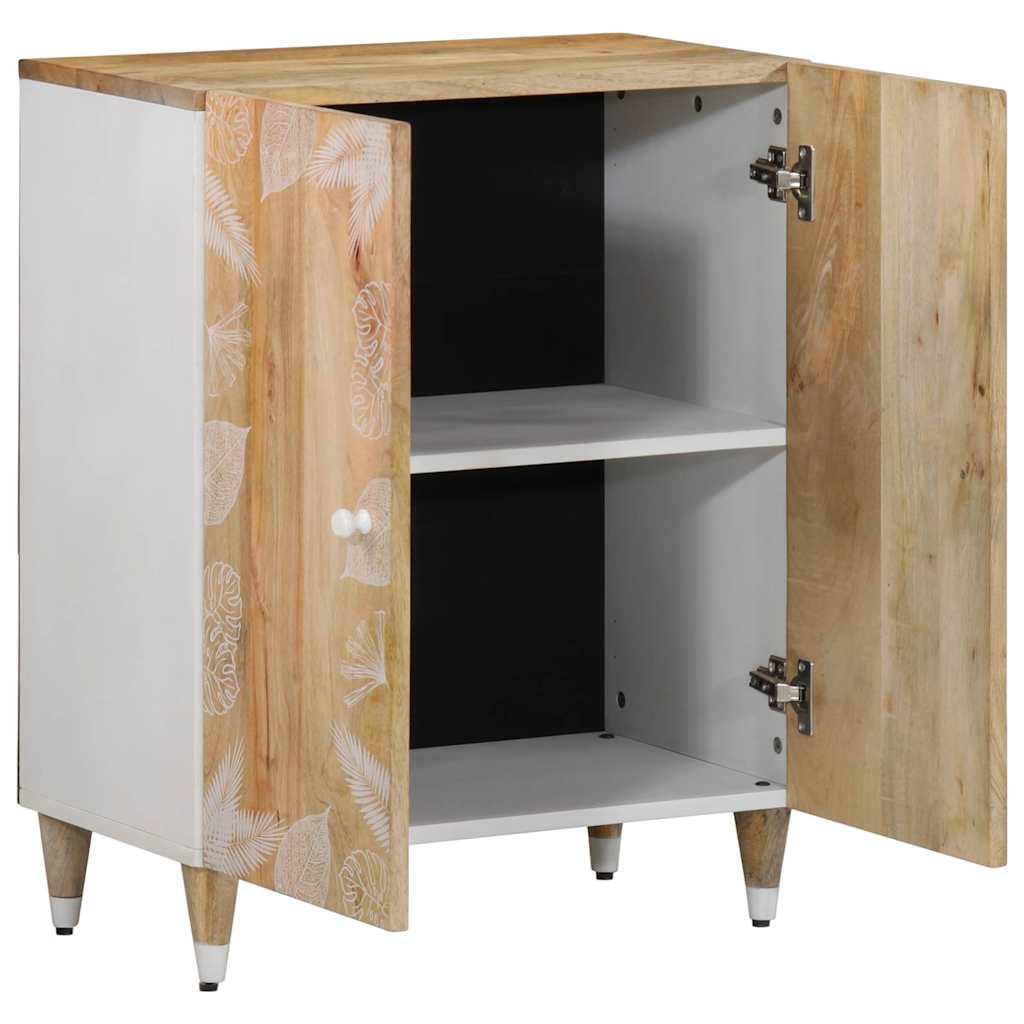 Buffet 60x33,5x75 cm bois de manguier massif