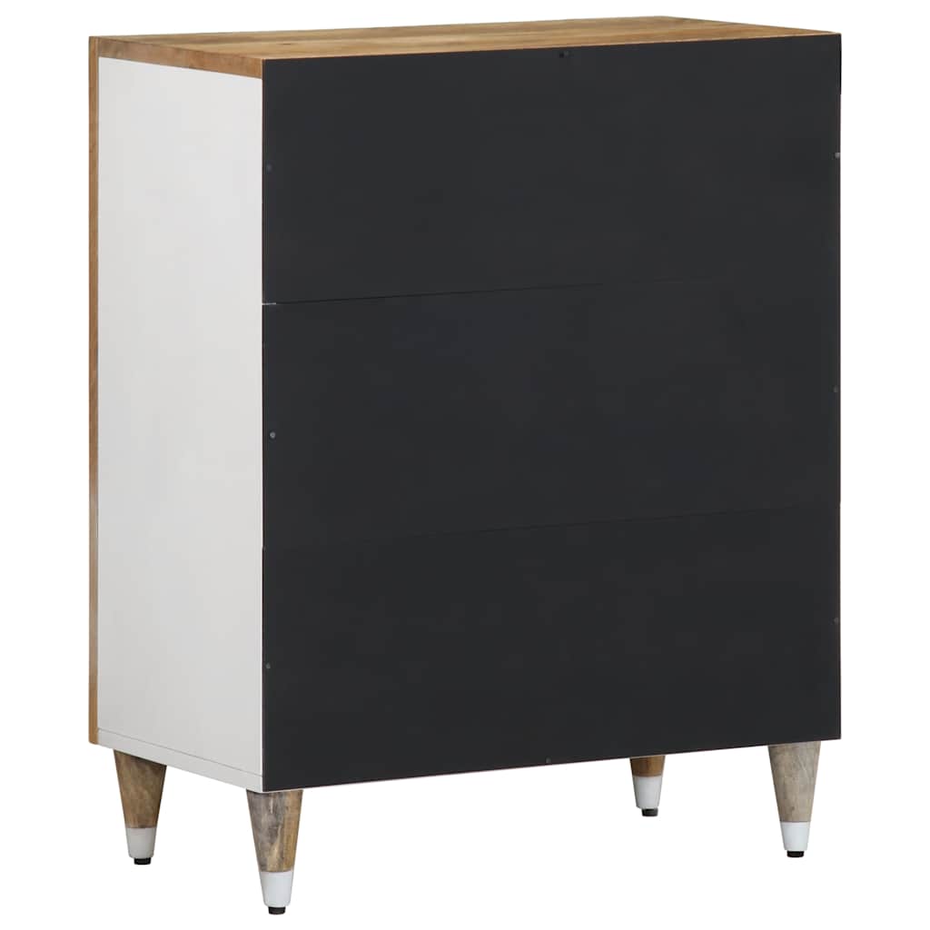 Buffet 60x33,5x75 cm bois de manguier massif
