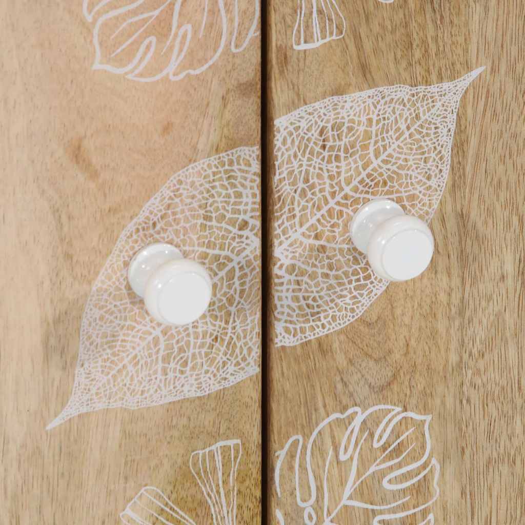 Buffet 60x33,5x75 cm bois de manguier massif