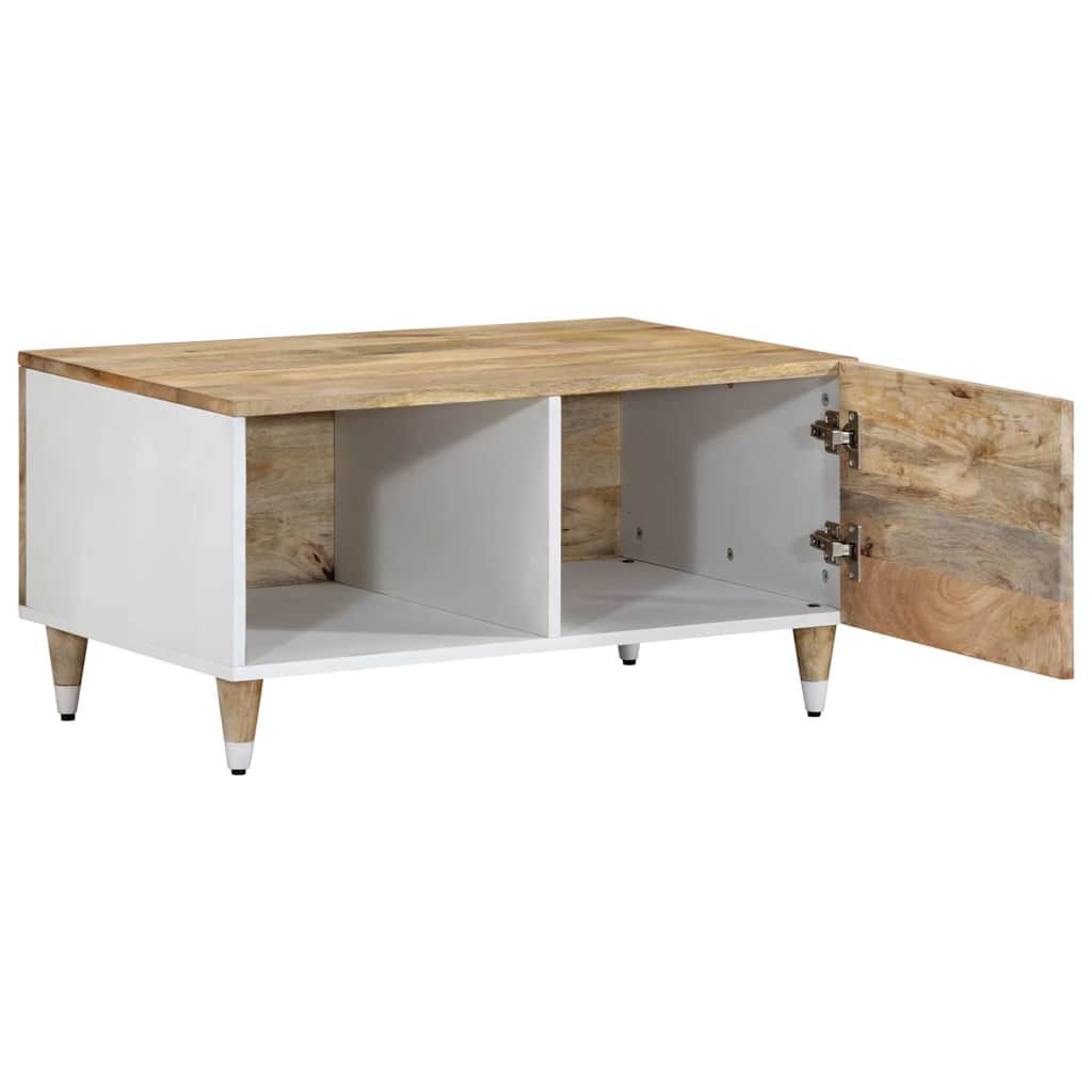Table basse 80x50x40 cm bois de manguier massif - XIOS