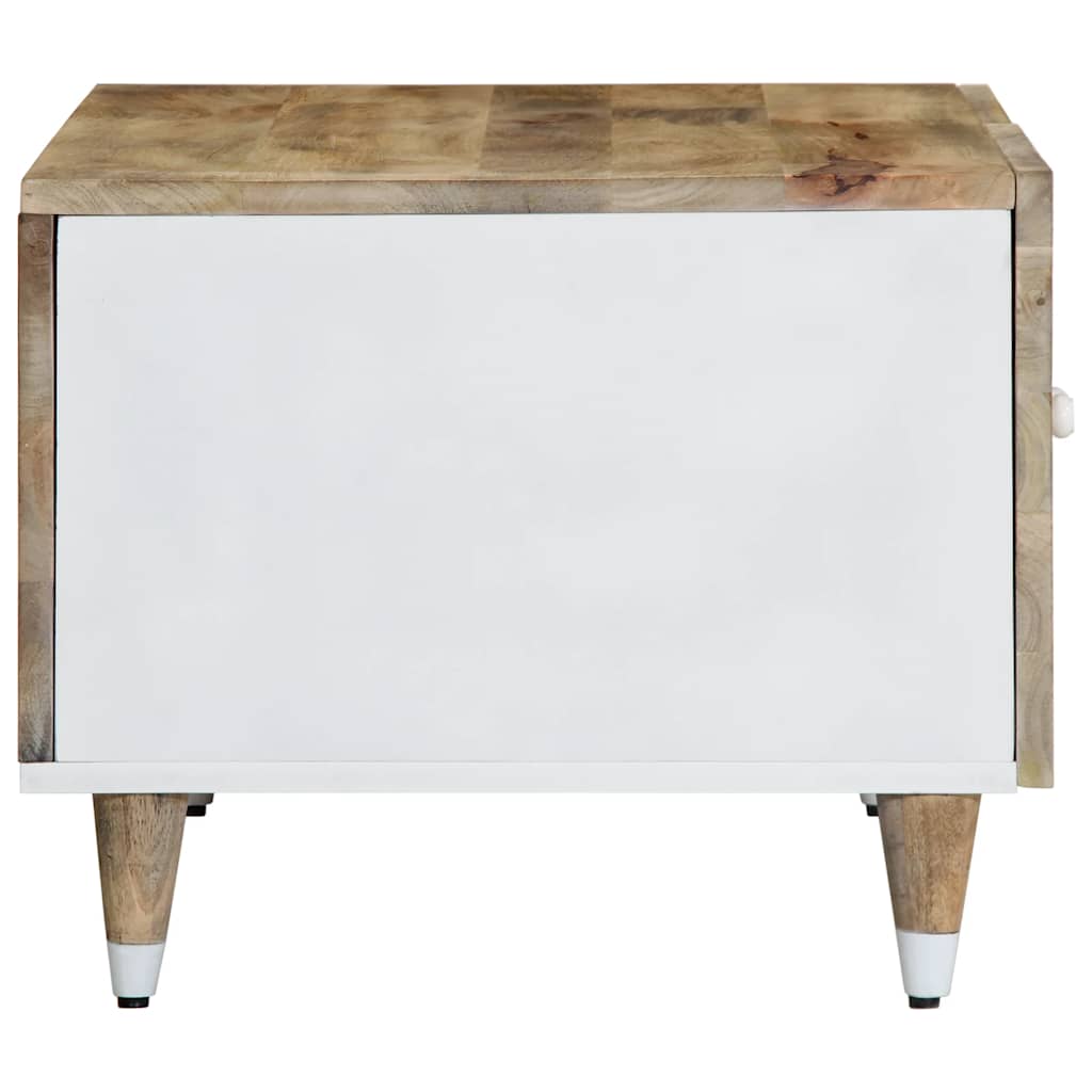 Table basse 80x50x40 cm bois de manguier massif - XIOS