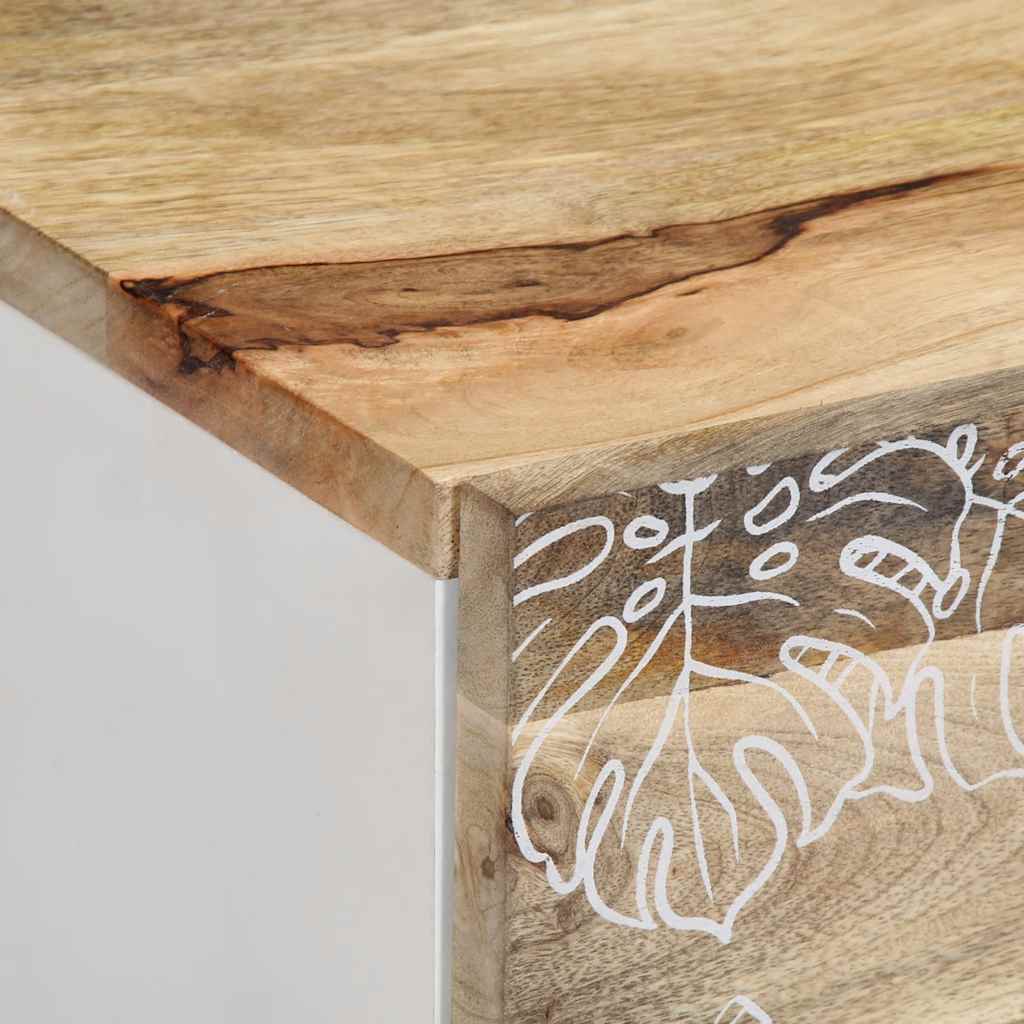 Table basse 80x50x40 cm bois de manguier massif - XIOS