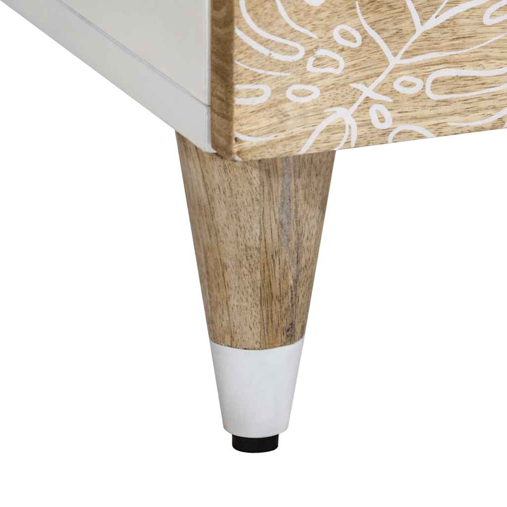 Table de chevet 50x33x60 cm bois de manguier massif - XIOS