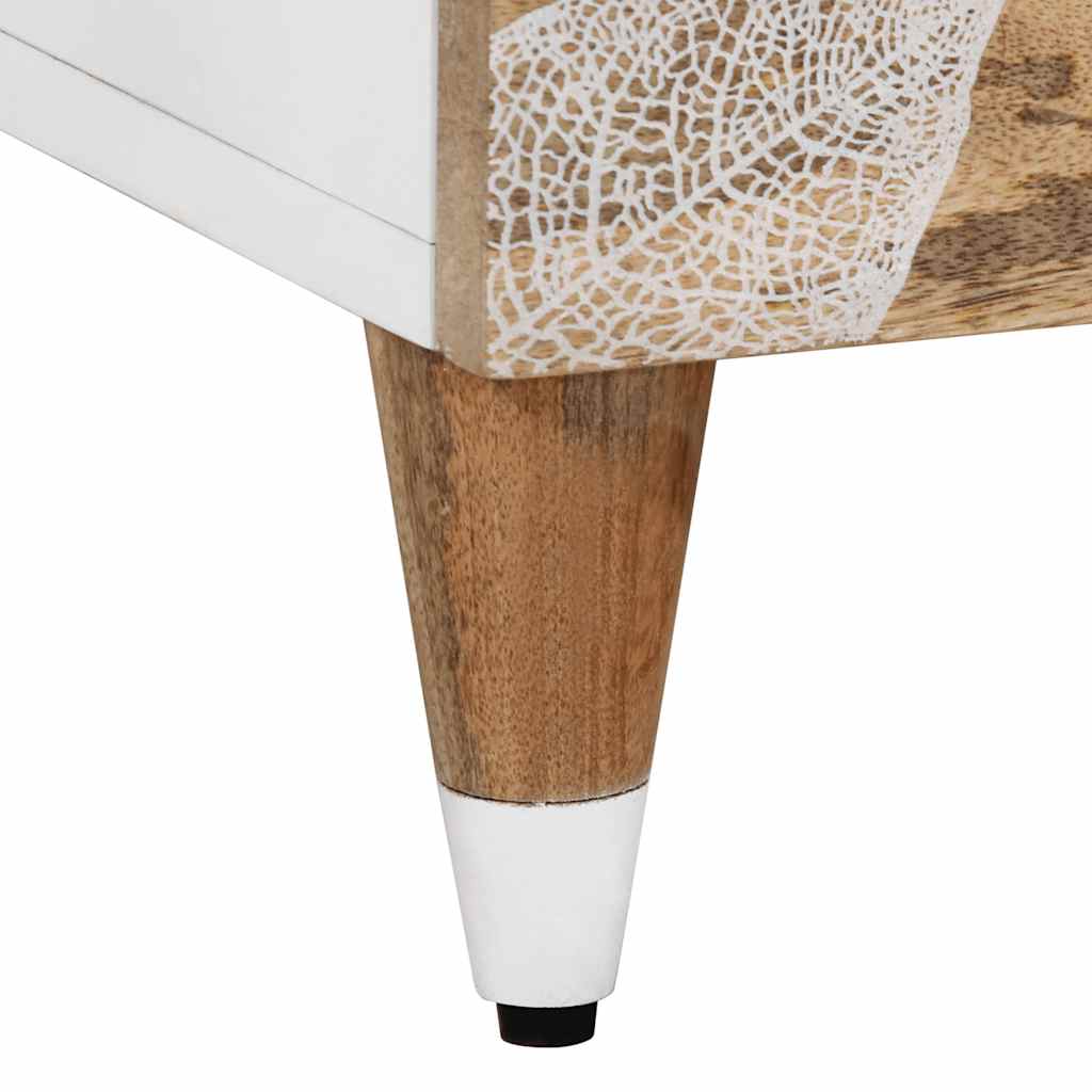 Table de chevet 50x33x60 cm bois de manguier massif - XIOS