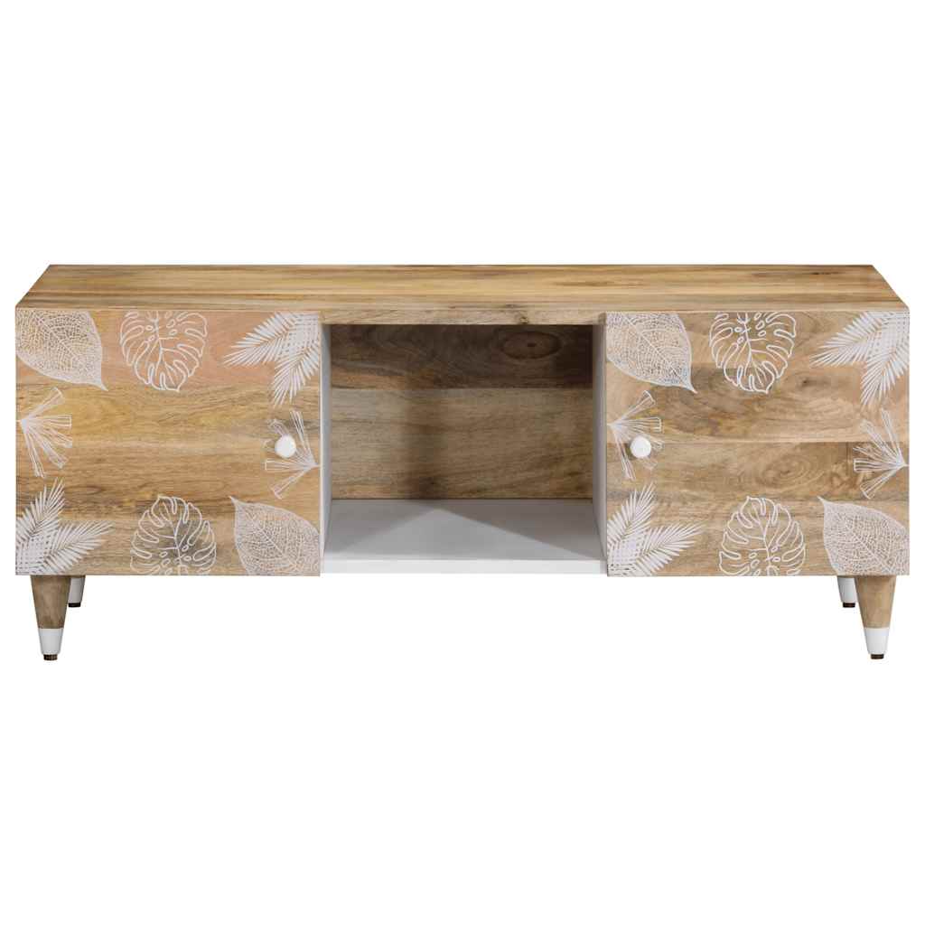 Table basse 100x54x40 cm bois de manguier massif - XIOS