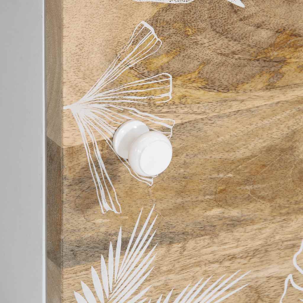 Table basse 100x54x40 cm bois de manguier massif - XIOS