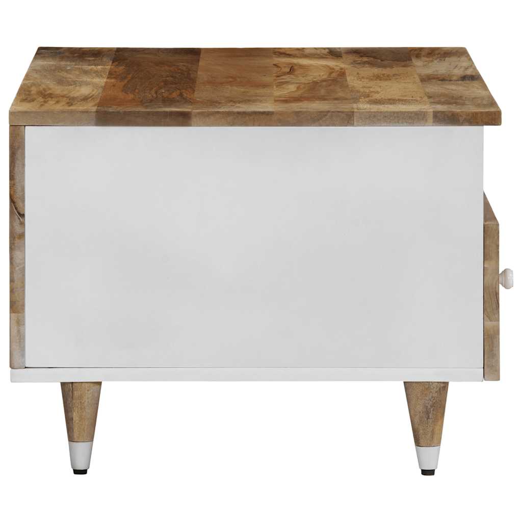 Table basse 80x54x40 cm bois de manguier massif - XIOS