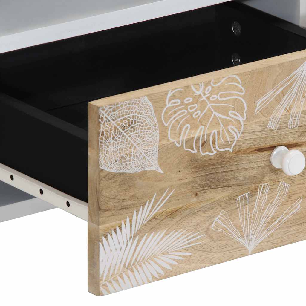 Table basse 80x54x40 cm bois de manguier massif - XIOS