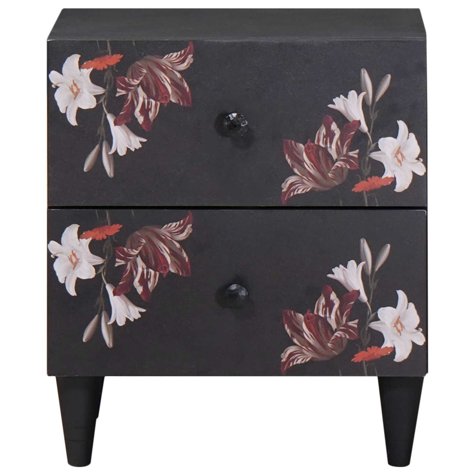 Table de chevet avec tiroir 2 pcs Marron 40 x 33,5 x 46 cm - XIOS
