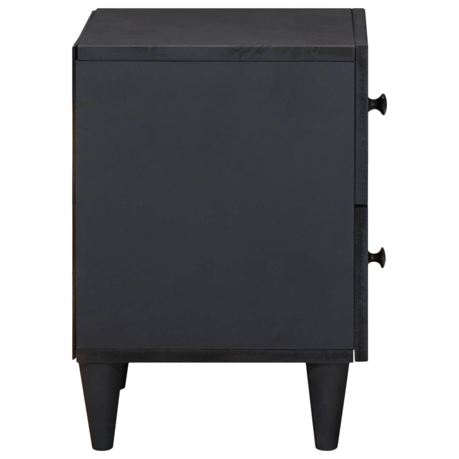 Table de chevet avec tiroir 2 pcs Marron 40 x 33,5 x 46 cm - XIOS