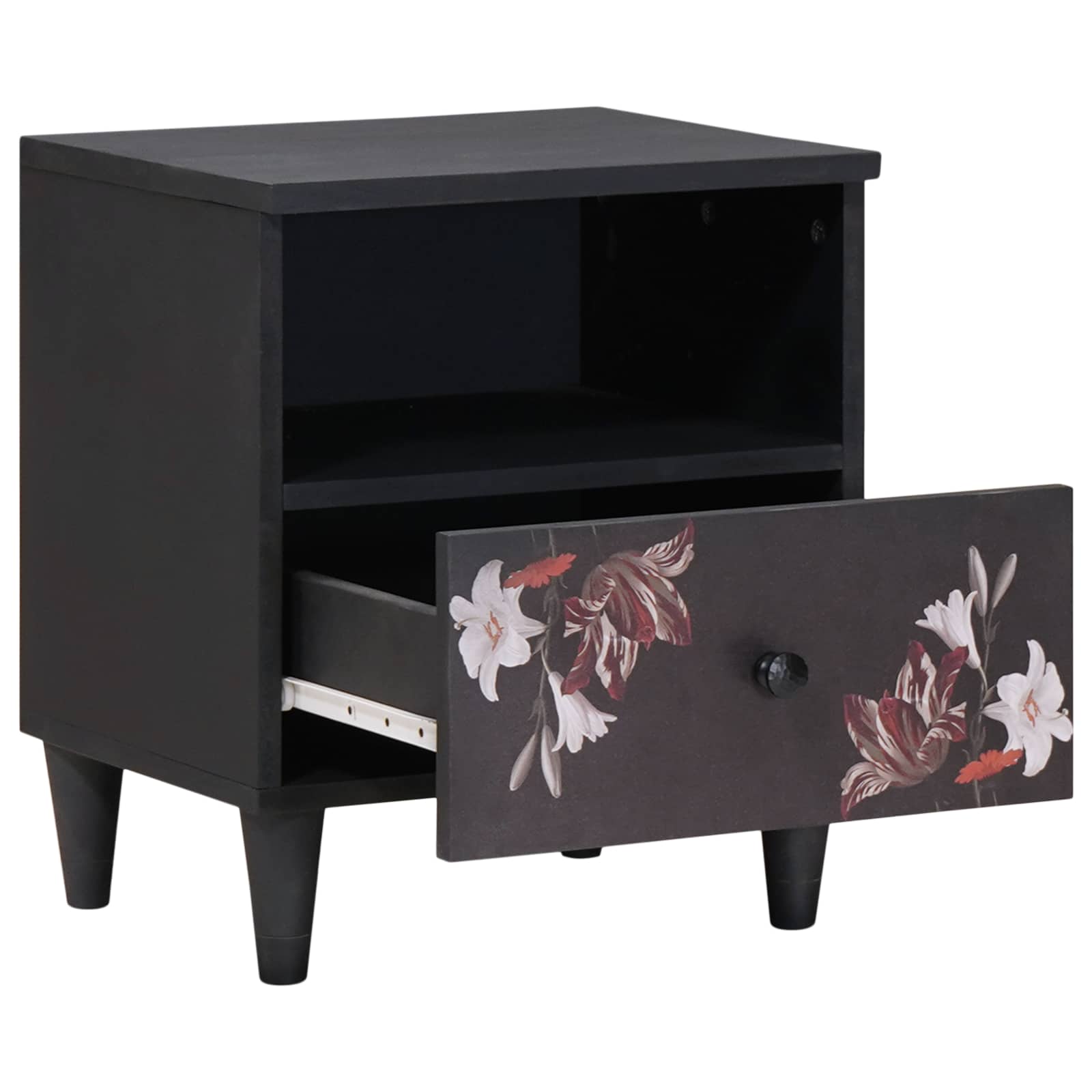 Table de chevet avec tiroir 2 pcs Marron 40 x 33 x 46 cm - XIOS