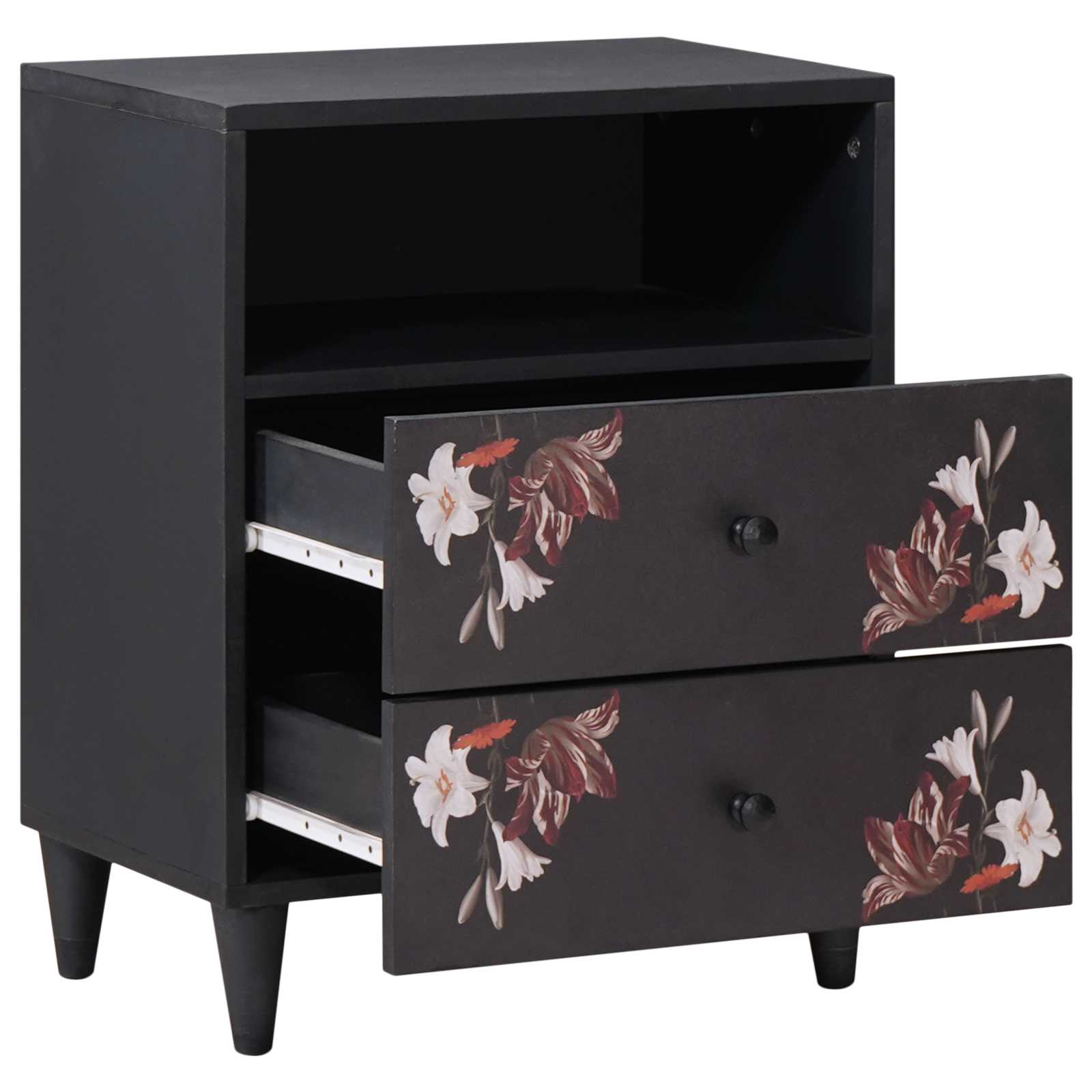 Table de chevet avec tiroir Multicolore 50 x 33 x 60 cm - XIOS
