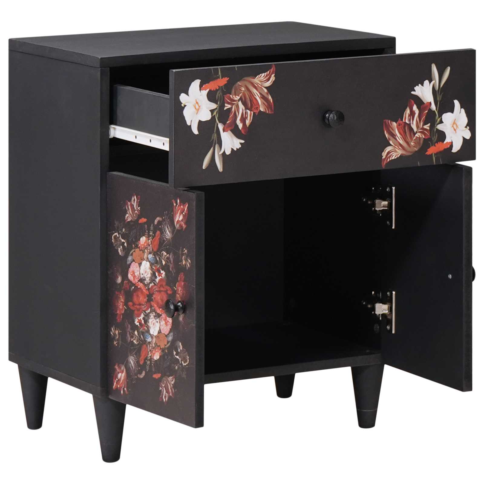Table de chevet avec tiroir Multicolore 50 x 33 x 60 cm - XIOS