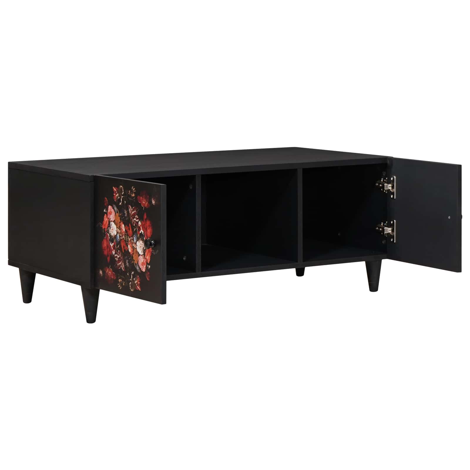 Table basse Multicolore 100 x 54 x 40 cm Bois de mangue massif - XIOS